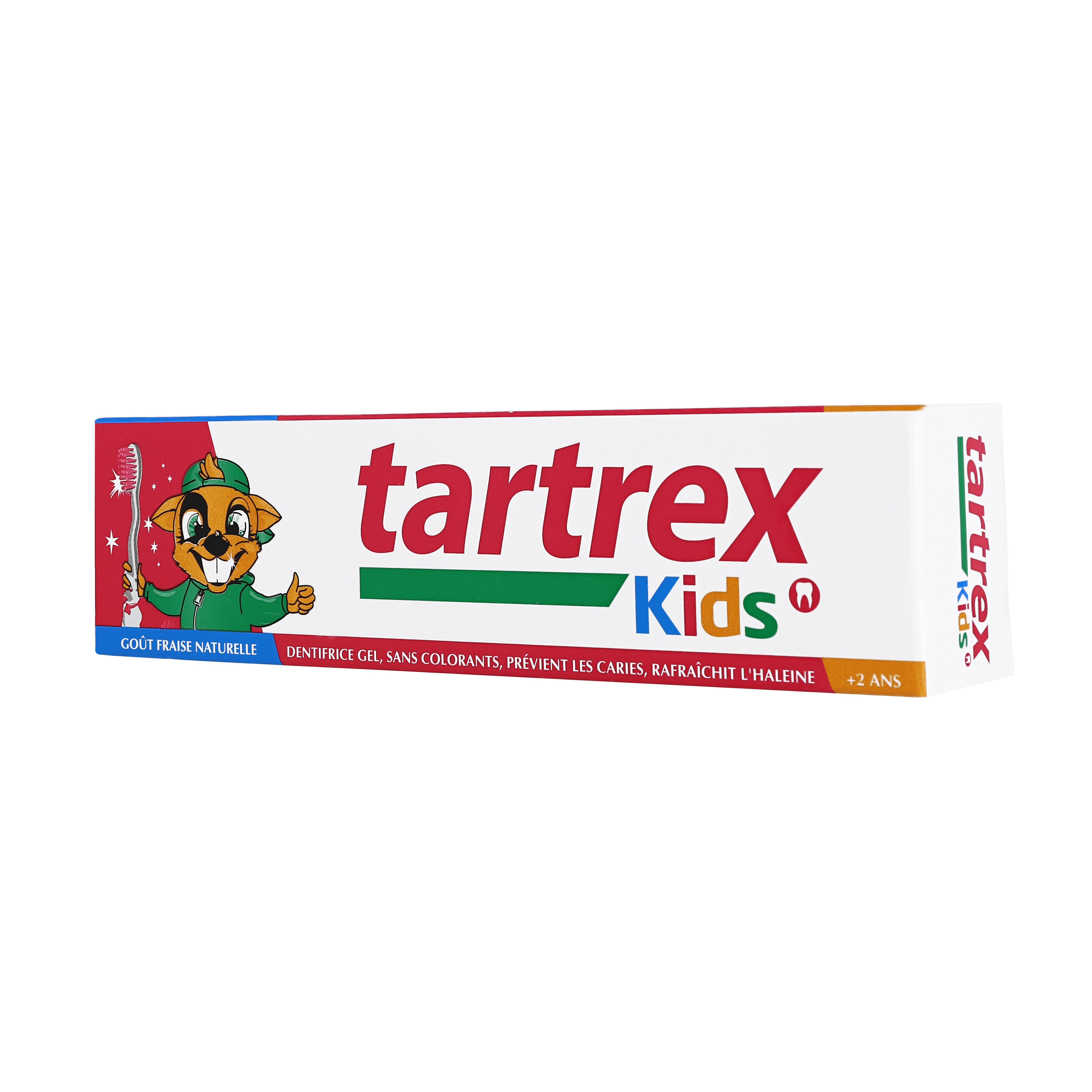 Tartrex Dentifrice Kids Gel Enfants Fraise + 2 Ans 50 ML