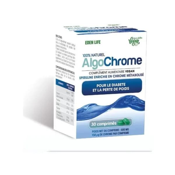 Eden Life Algo Chrome 30 Comprimes