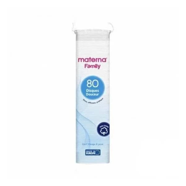 Materna Demaquillant Disques Coton 80 Pcs