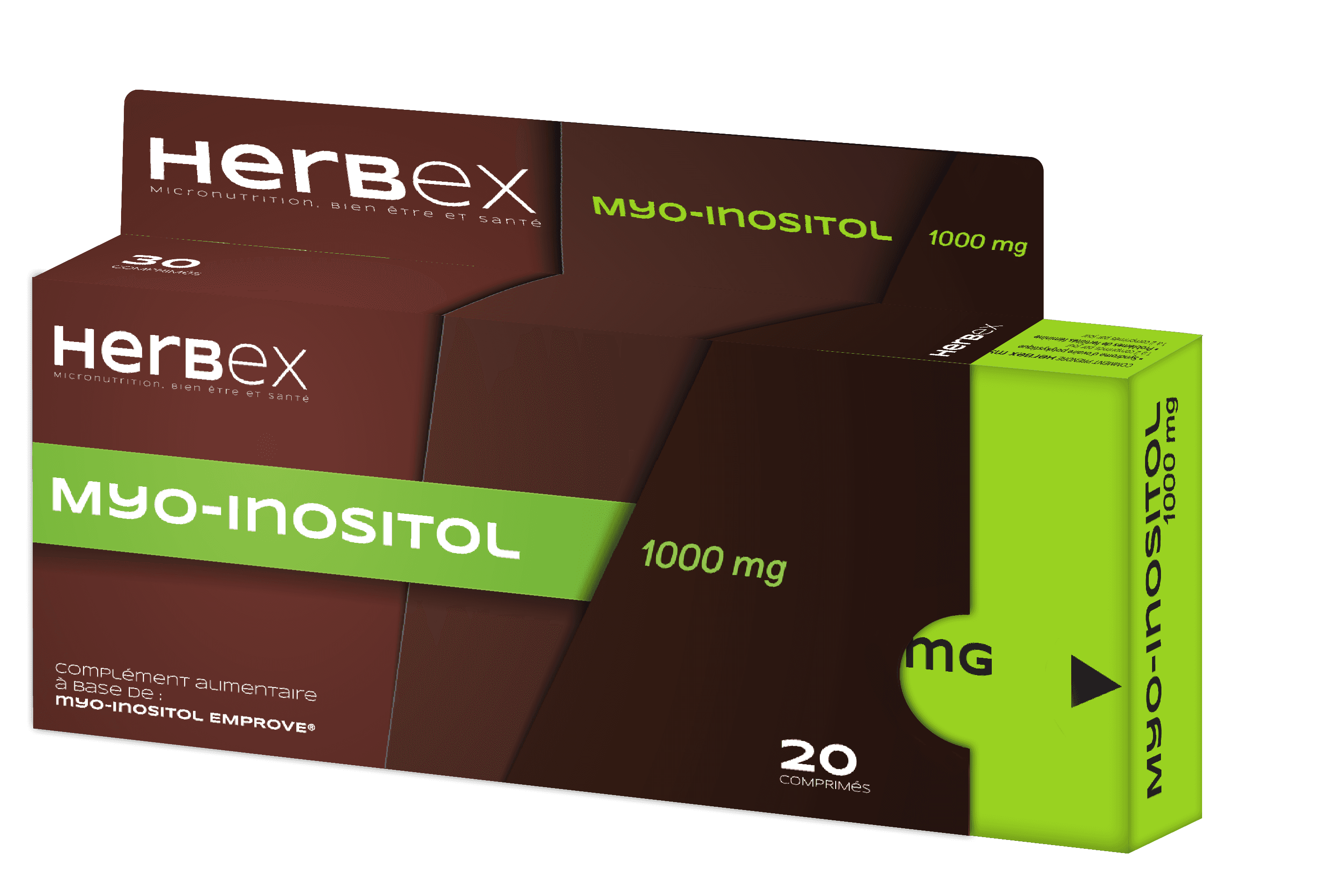 Herbex Myo Inositol 1000MG BT 20
