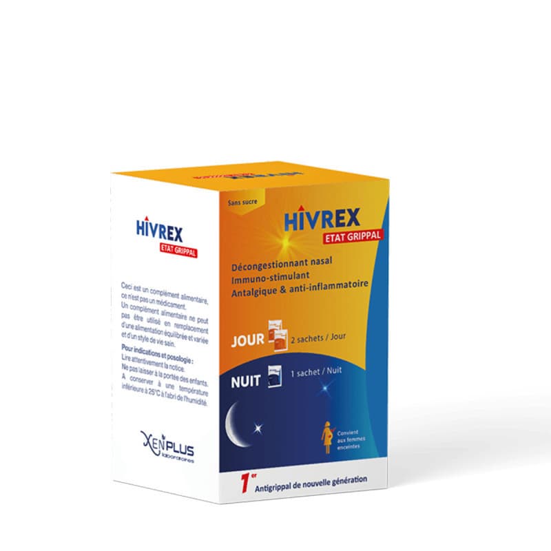 Xen Hivrex Etat Grippal Enfant BT 12