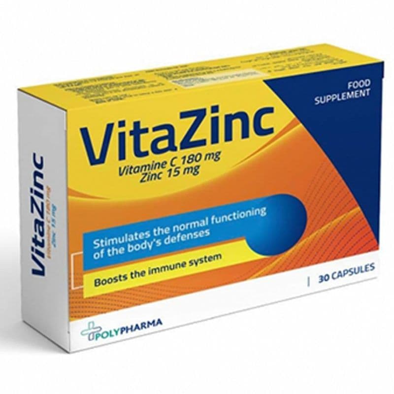 Polypharma Vitazinc Vitamine C 180MG