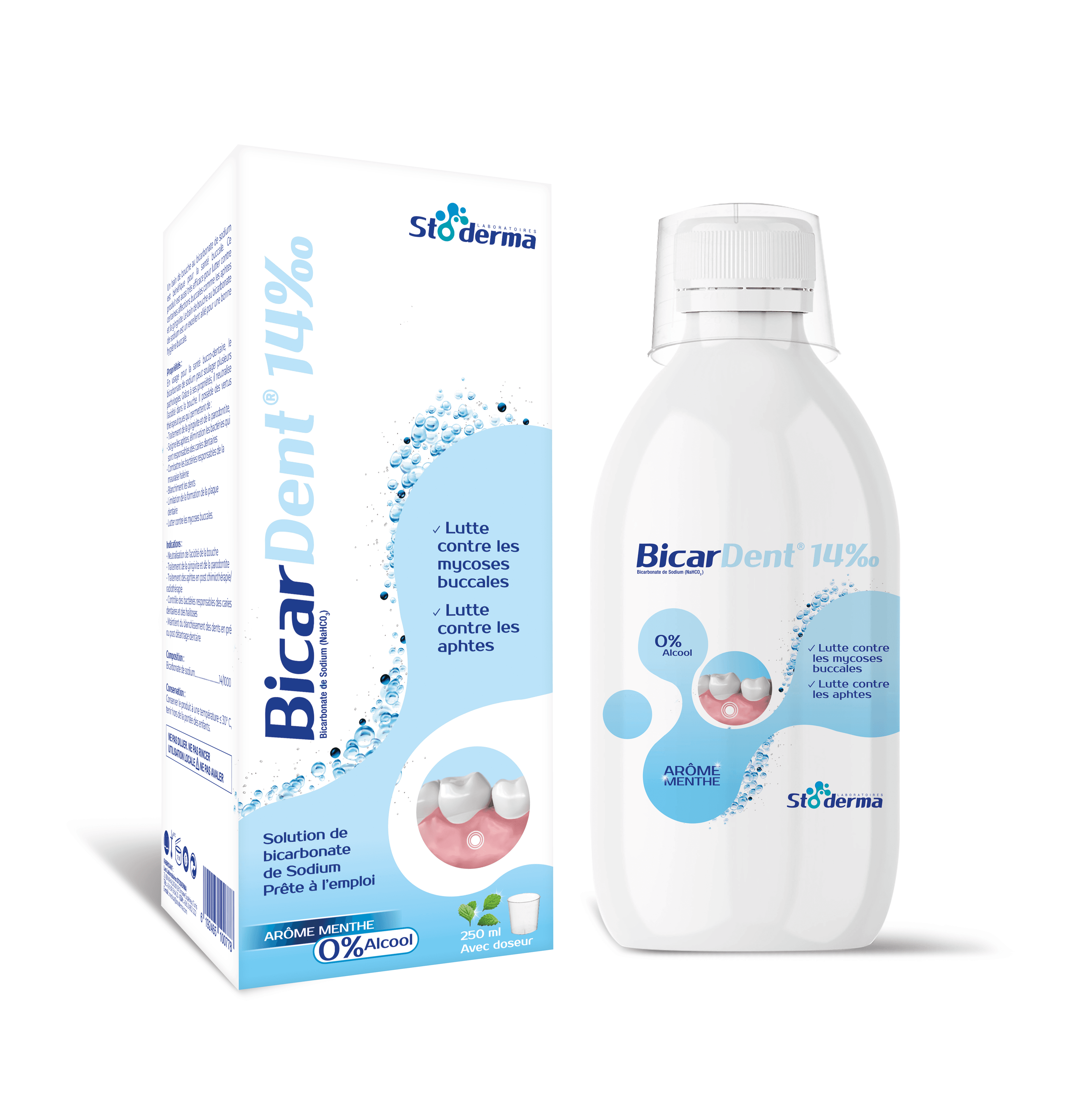 Stoderma Bain de Bouche Bicardent 14% 250ML