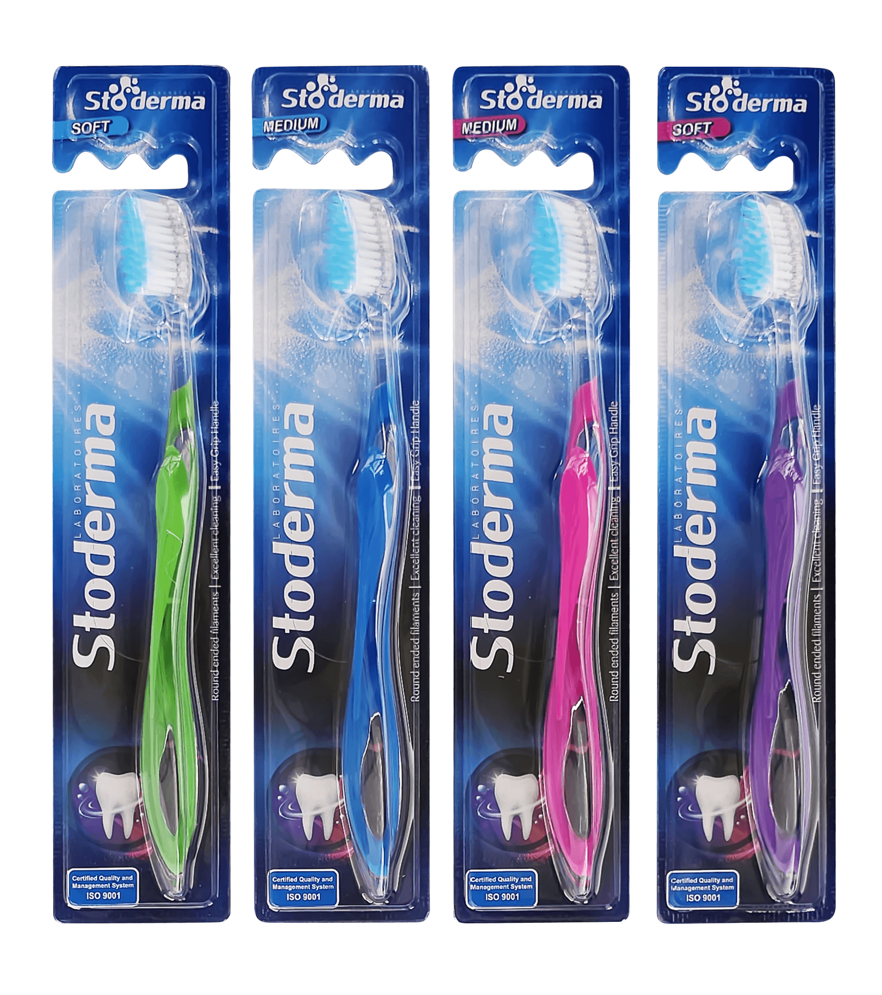 Stoderma Brosse a Dents Moyenne Femme Rose