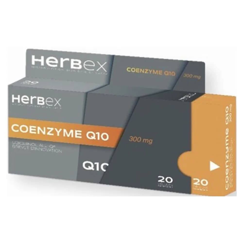 Herbex Coenzyme Q10 300MG 20 Gelules