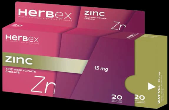 Herbex Zinc 15MG BT 20