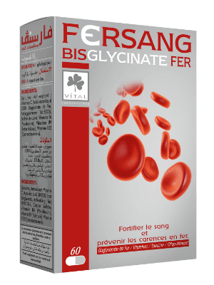 Vital Fersang Bisglycinate de Fer 60 Gelules