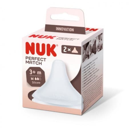 Nuk Tetine Perfect Match U 3M+ x2