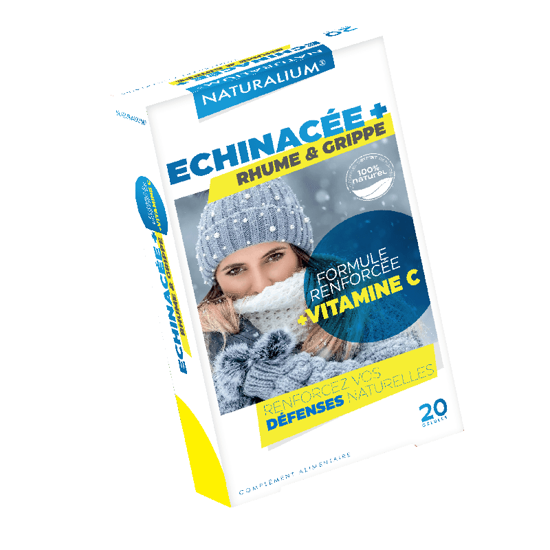Naturalium Echinacee Plus Rhume et Grippe 20 Gelules