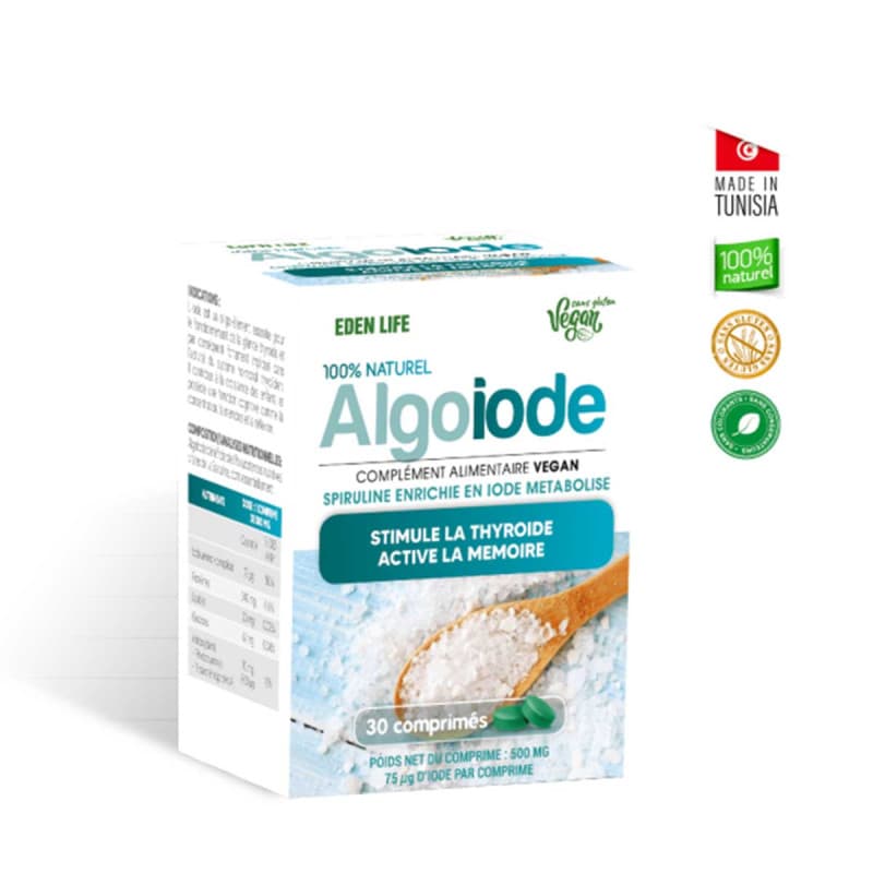 Eden Life Algo Iode 30 Comprimes