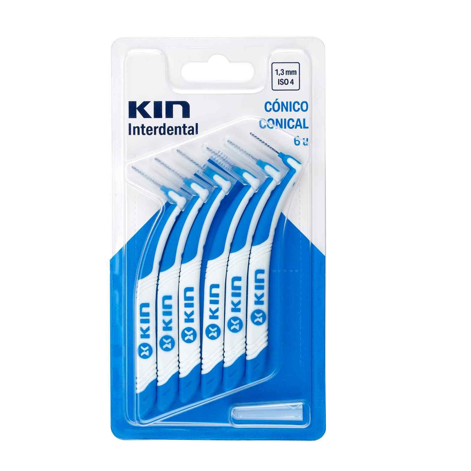 KIN Brosette Interdentaire 6UNITES Conico 1.3MM