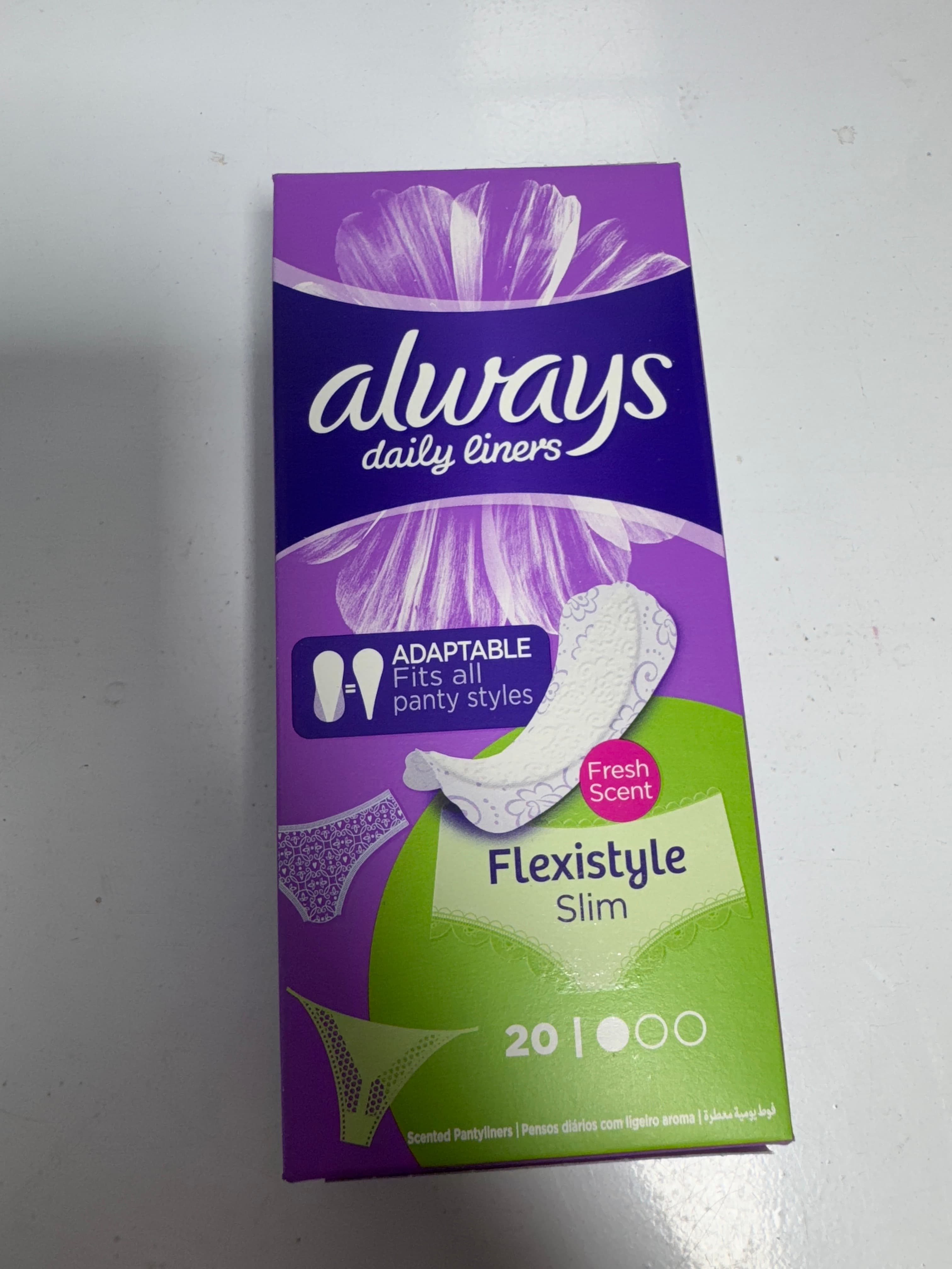 Always Protege Flexistyle Slim Fresh BT 20