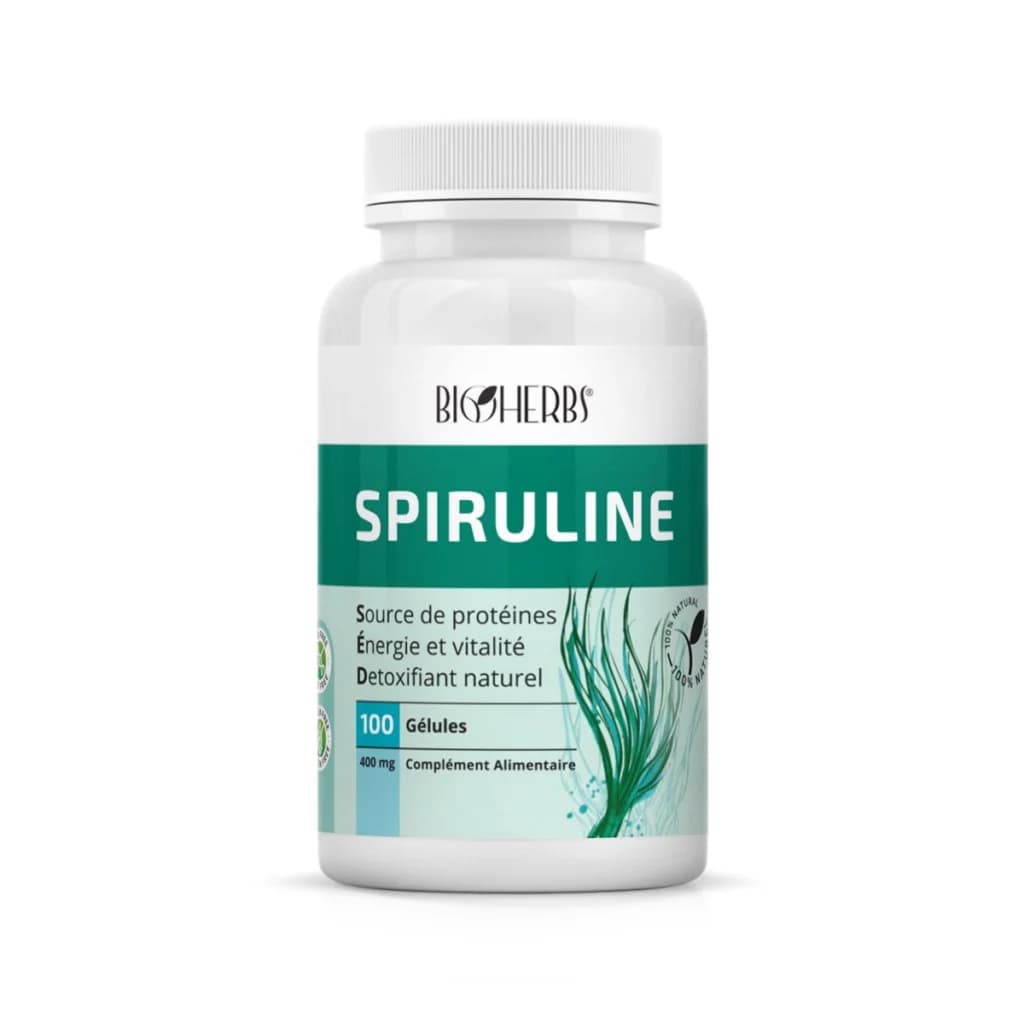 Bioherbs Spiruline BT 100 Gelules