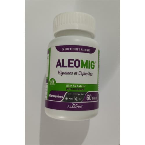 Aleonat Aleomig Migraines et Cephalees 60 Gelules