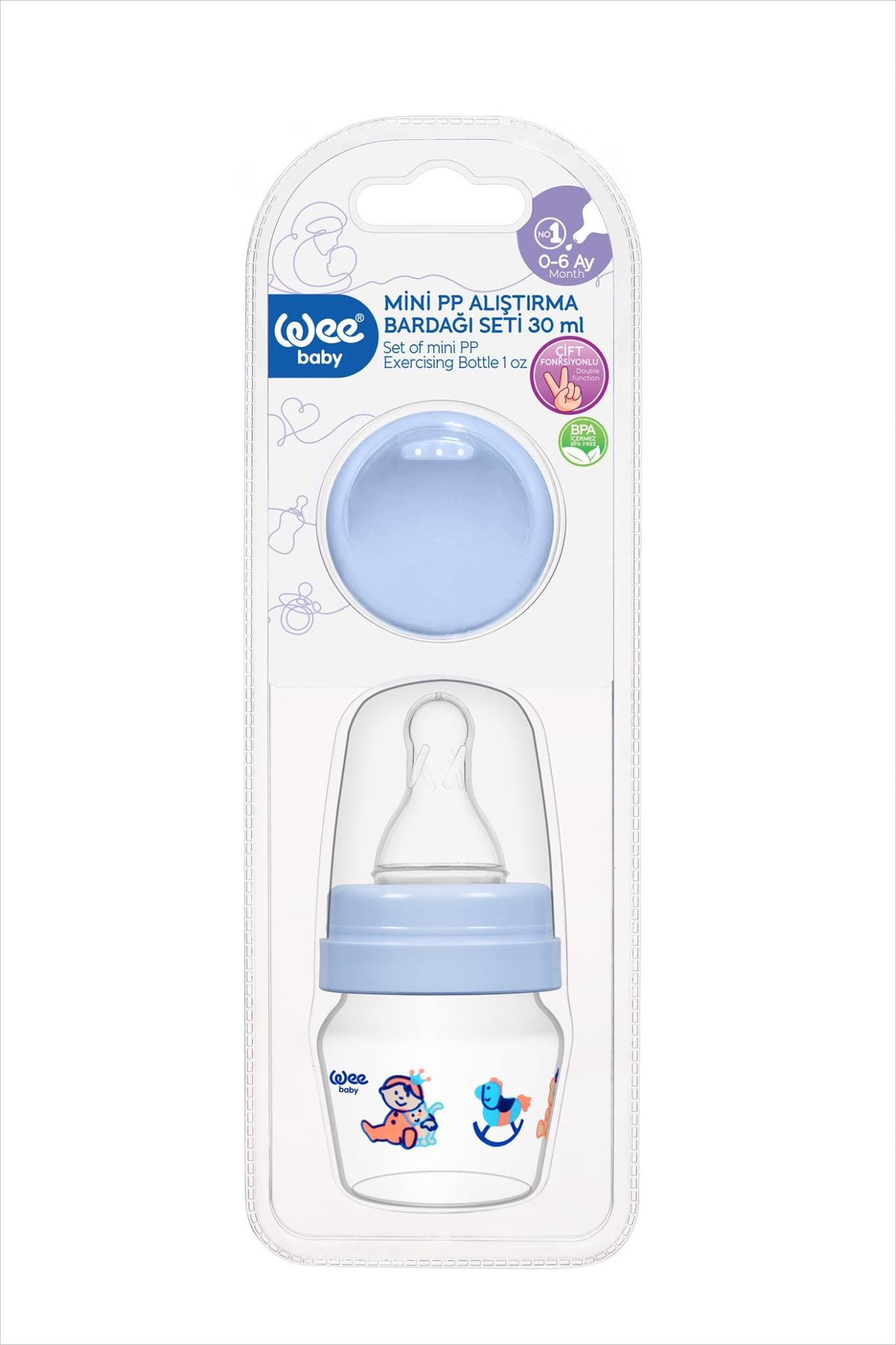 Wee Babytasse Mini Transition en Verre 30ML Ref 792