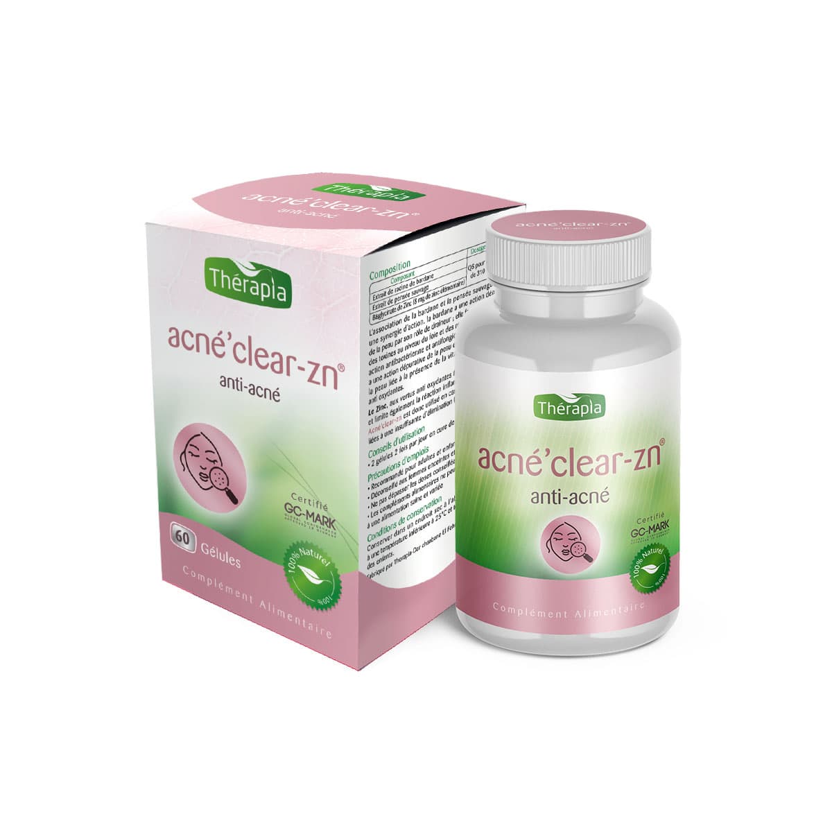 Therapia Acne Clear ZN Gelules BT 60
