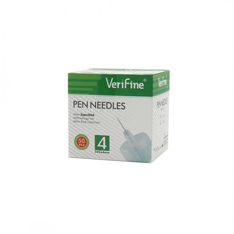 Verifine Aiguilles Stylos Insuline 4 MM BT 50