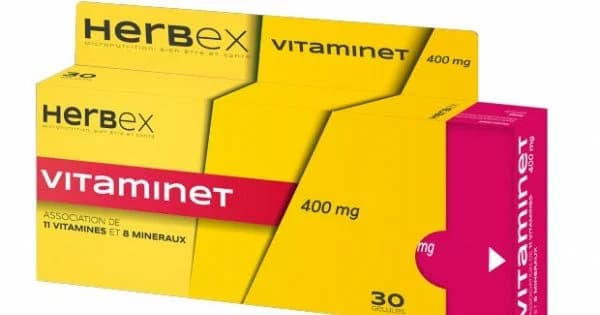 Herbex Vitaminet 400MG 30 Gelules