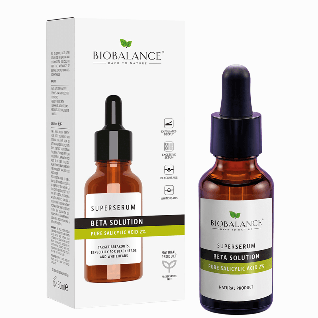 Biobalance Beta Solution Super Serum Pure Salicylic Acid 2 % 30ML