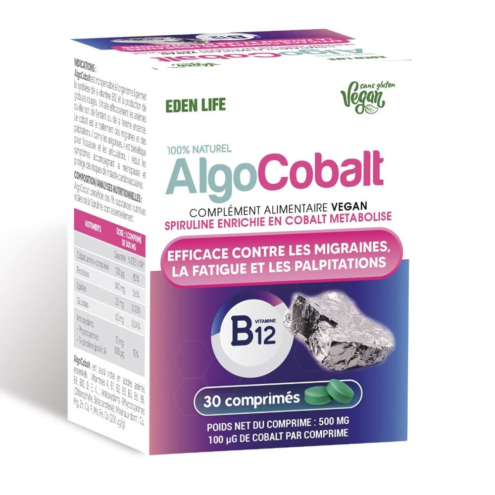 Eden Life Algo Cobalt 30 Comprimes