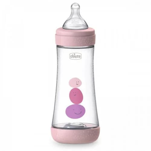 Chicco Biberon PERFECT-5 Silicone Bottle 300ML 4M+