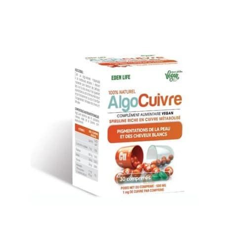 Eden Life Algo Cuivre 30 Comprimes