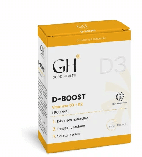 GH Good Health D Boost D3 K2 Liposomal BT 30 Gelules