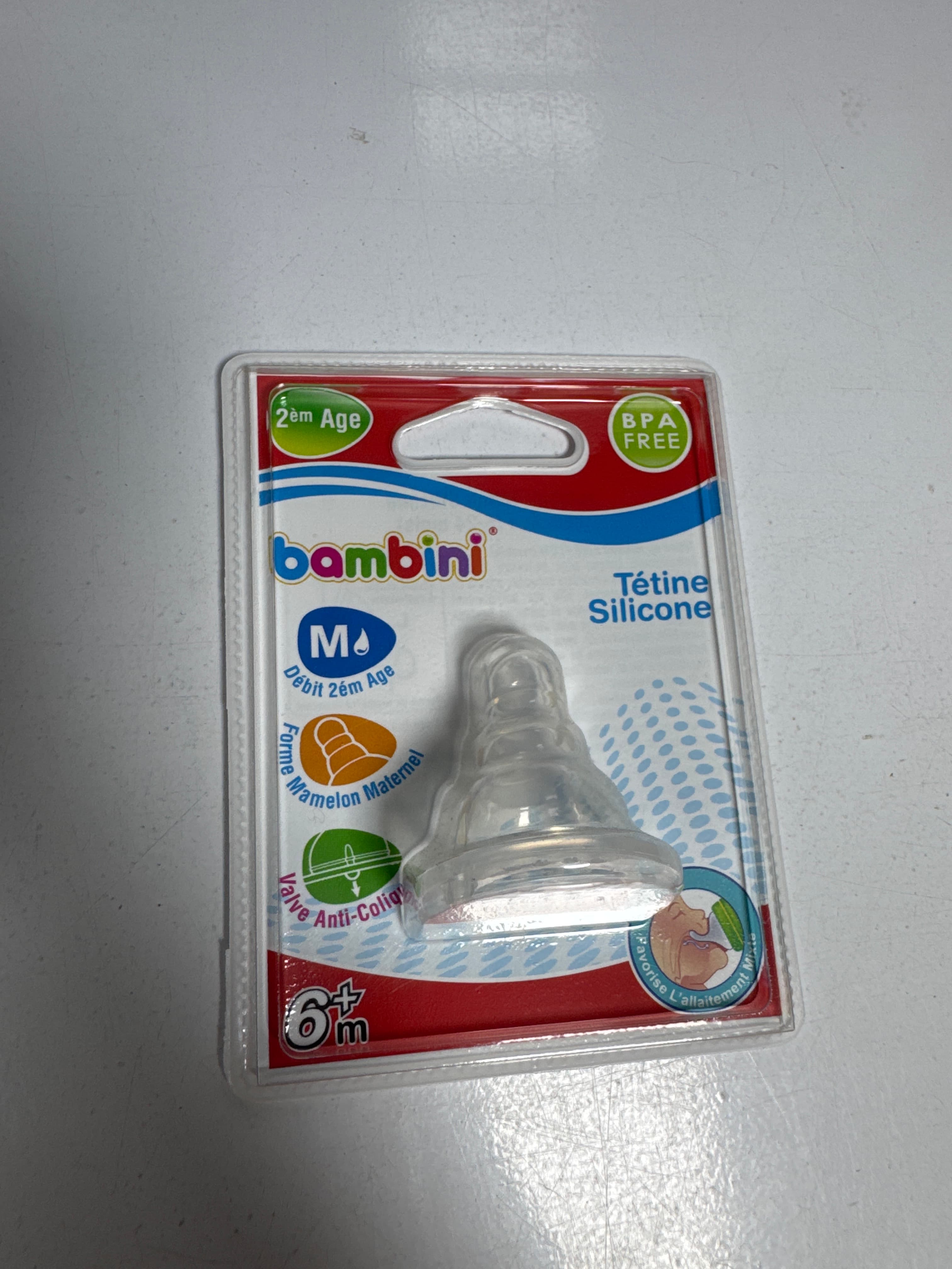Bambini Tetne 2 Age Silicone 412