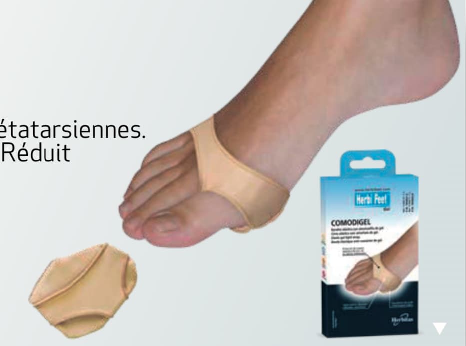 Herbi Feet Coussinet de Protection Metatarsienne Large 11.058.11