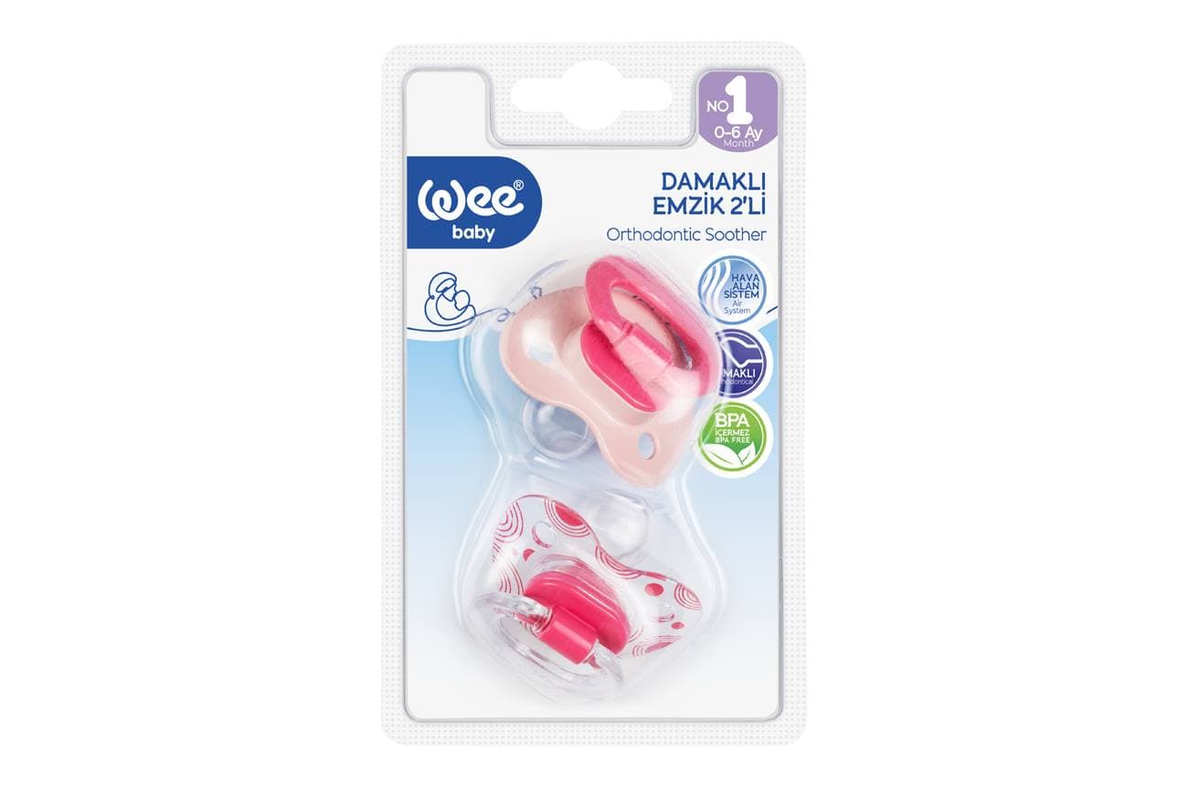 Wee Baby Sucette Double Coloree 0-6M Ref 165