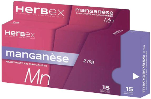 Herbex Manganese 2MG BT 30