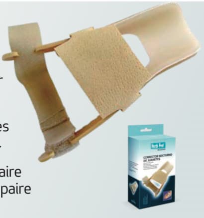 Herbi Feet Orthese de Nuit Correctrice Halux Valgus Oignons Small 12.750.7