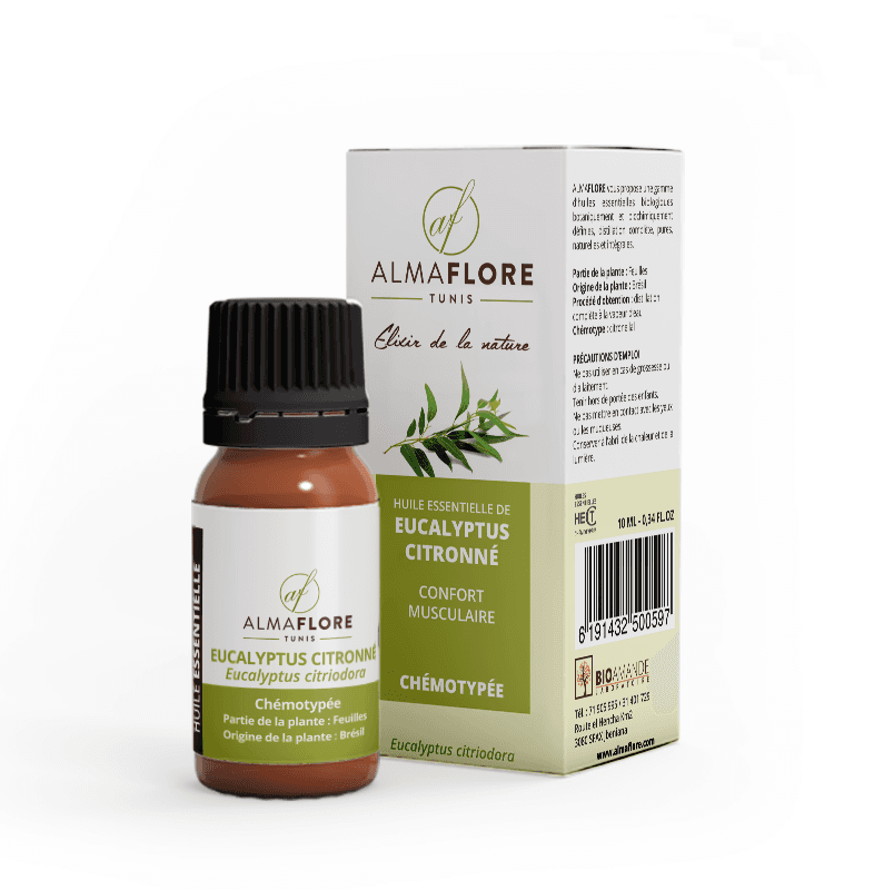 Almaflore Huile Essentielle Eucalyptus Citrone 10ML