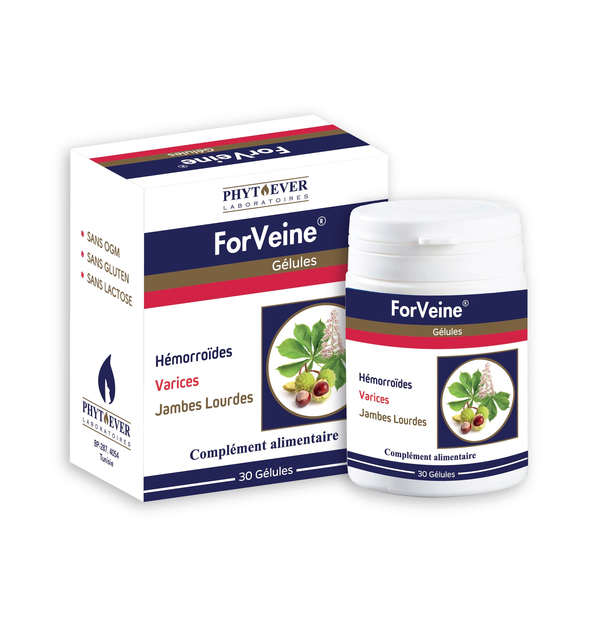 Phytoever Forveine Gelules Jambes Lourdes BT 30