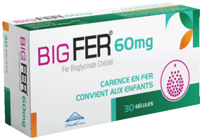 Medis Big Fer 60MG 30 Gelules