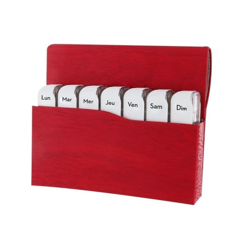 Anycare Pillulier Mini Book Rouge PT94819