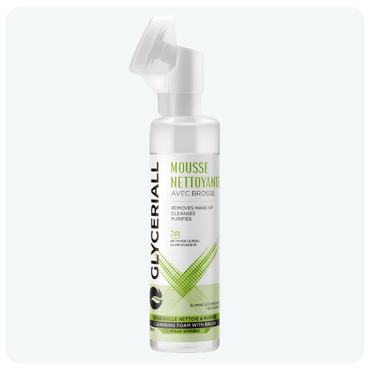 Glyceriall Mousse Nettoyante avec Brosse 200ML