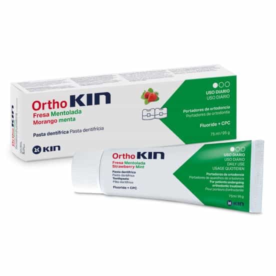 KIN Orthokin Fraise Menthe Pate a Dentifrice