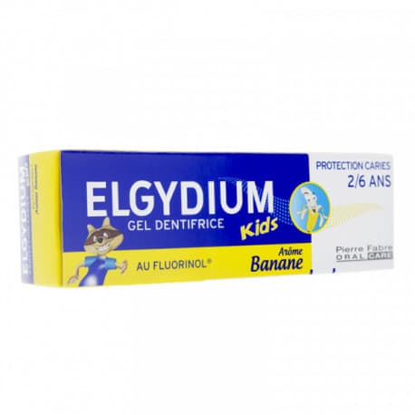 Elgydium Dentifrice Kids Banane 2/6 Ans