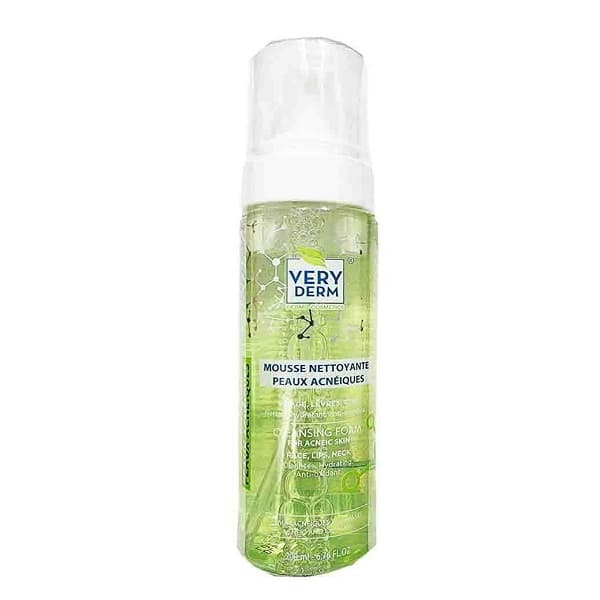 Veryderm Mousse Nettoyante Peaux Acneique 200M