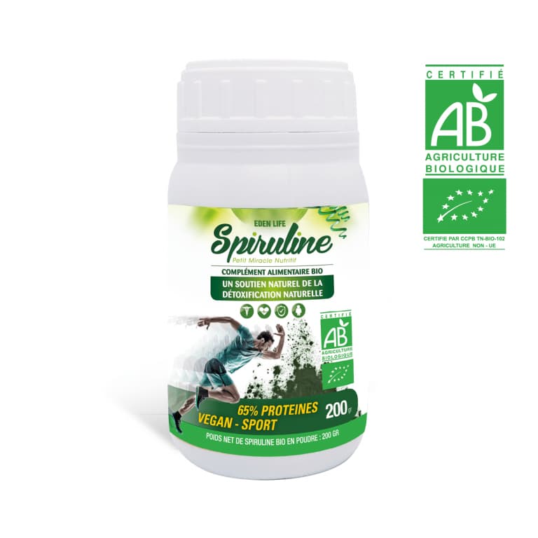 Eden Life Spiruline Poudre 200 GR