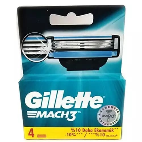 Gillette Lame a Rasoir Mach 3 BT 4