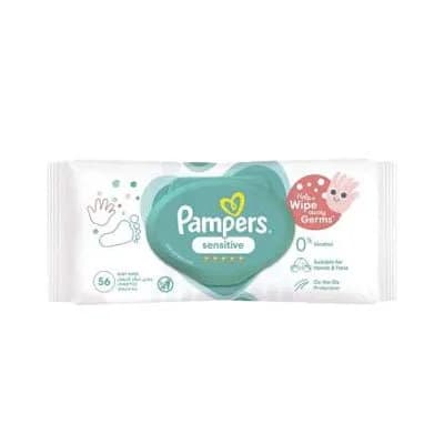 Pampers Lingettes Sensitive BT 56