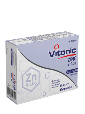 Vitonic Zinc Vit D3 30 Gelules