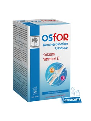 Vital Osfor Calcium Vit D3 20 Sachets