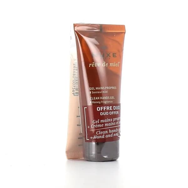 Nuxe Reve de Miel Gel Mains Propres 30ML + Creme Mains et Ongles 30ML