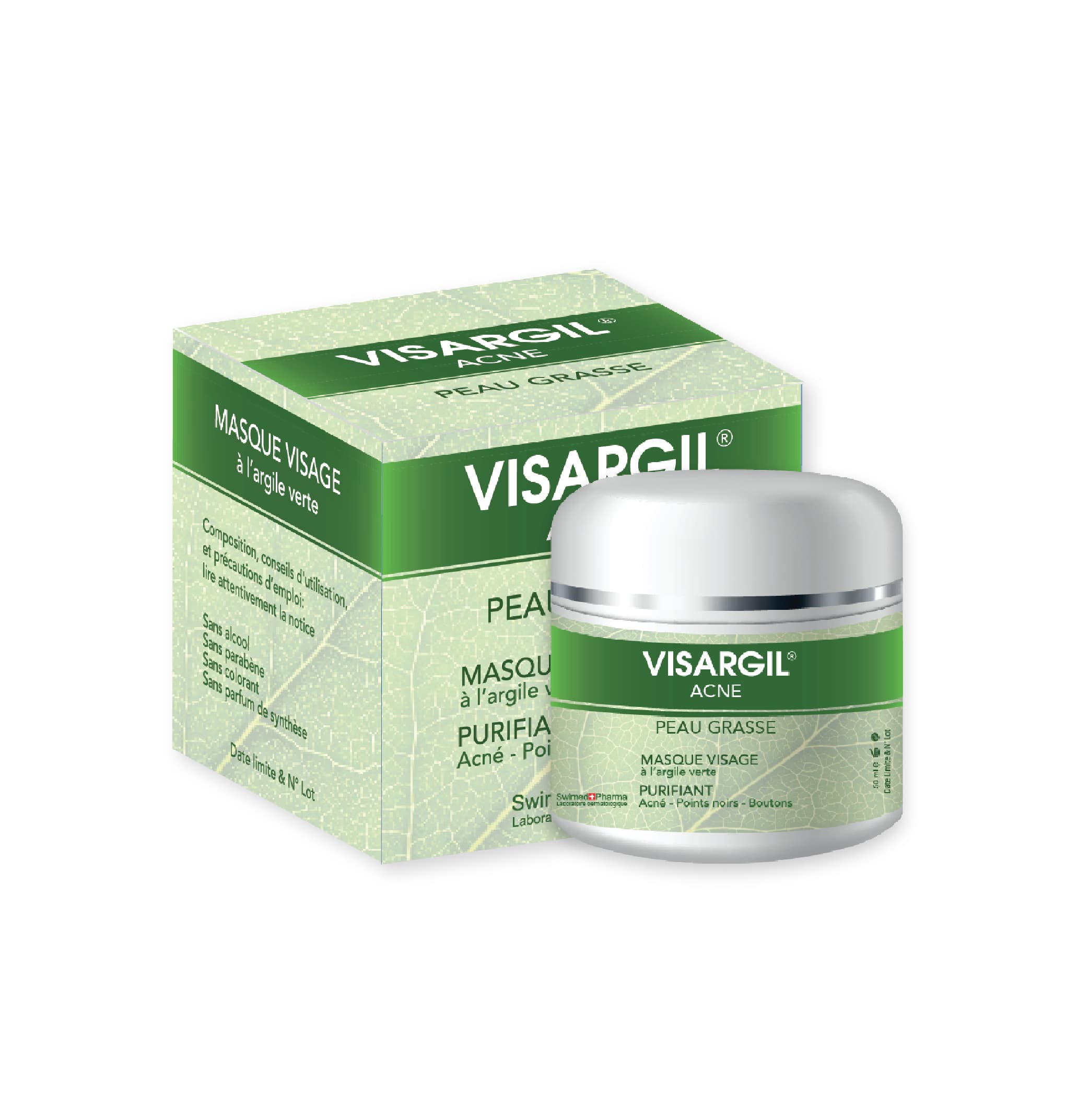 Swimed Visargil Acne Peau Grasse Pot 50ML