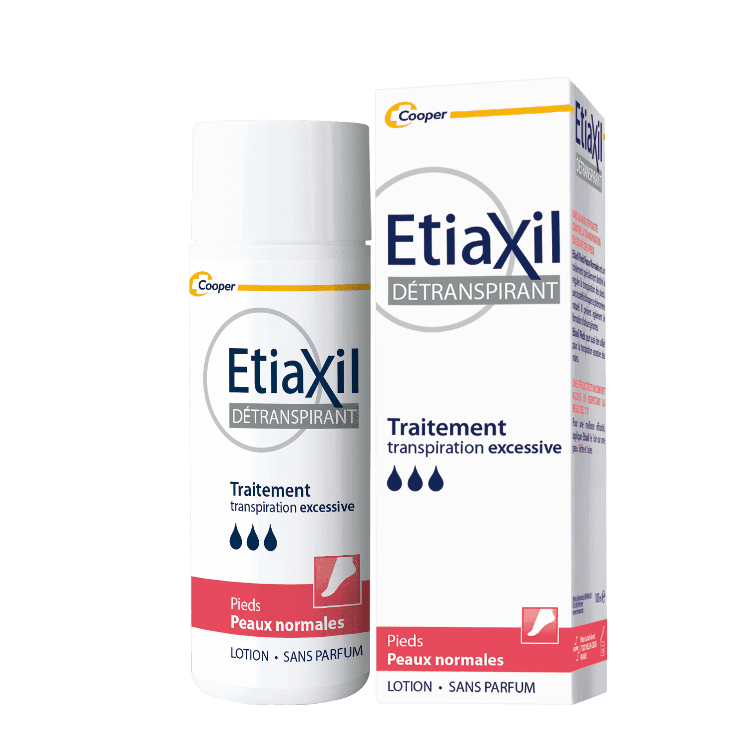 Etiaxil Detranspirant Lotion Pied Peaux Normales 100ML