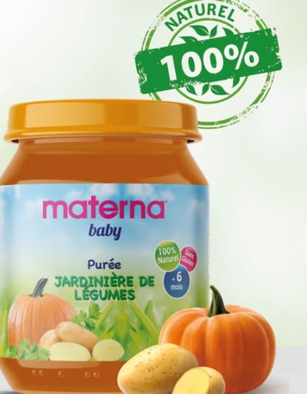 Materna Compote Jardin de Legume 190GR
