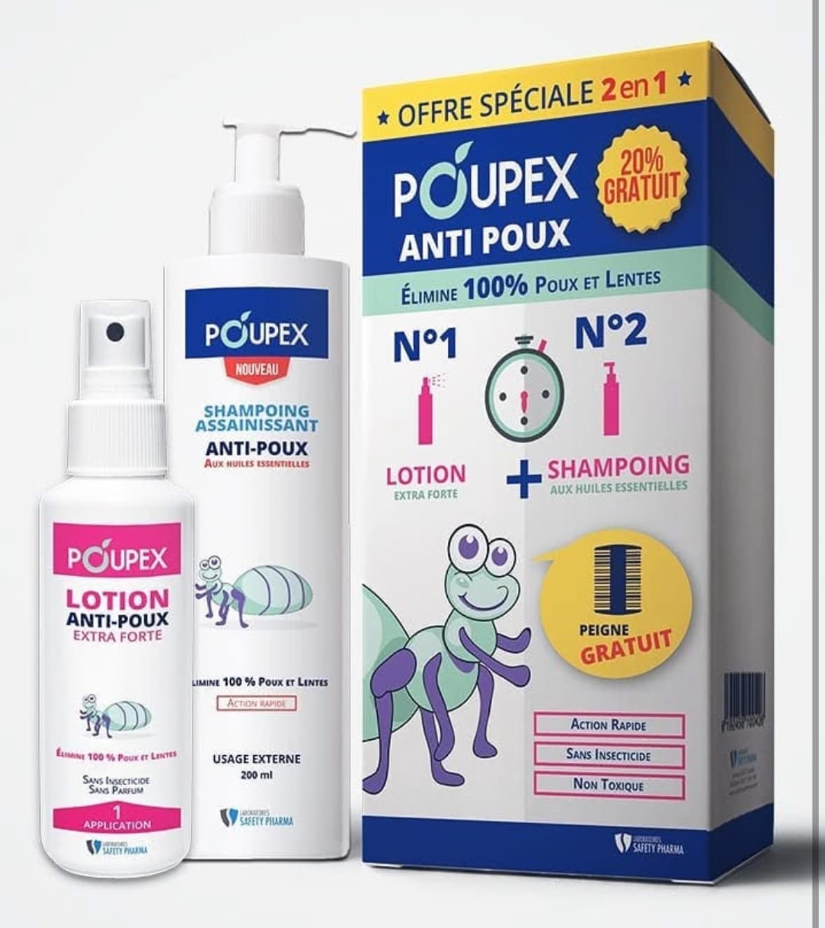 Poupon Poupex Pack Anti Poux